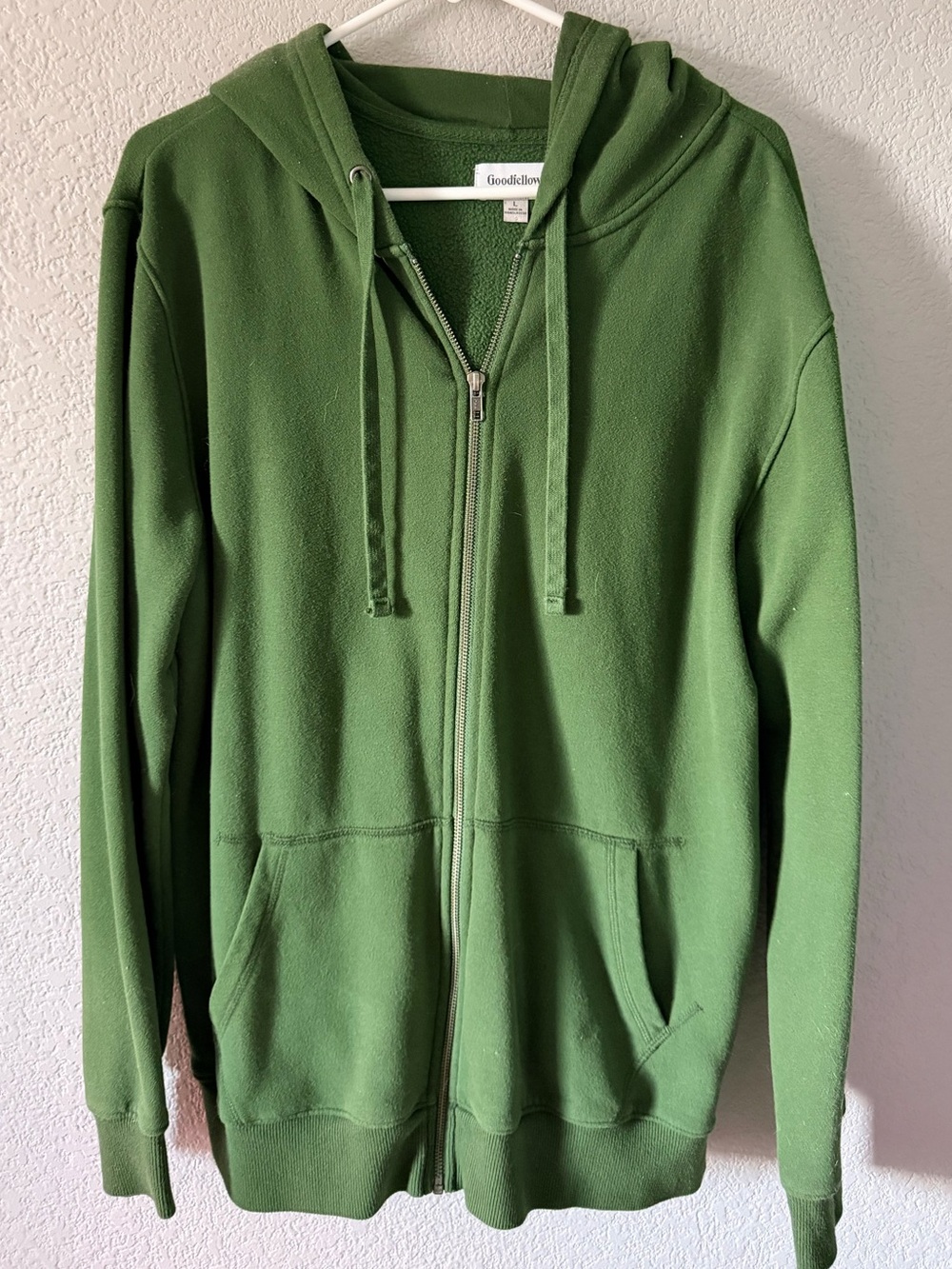 Goodfellow & Co Men’s Olive Green Full-Zip Hoodie
